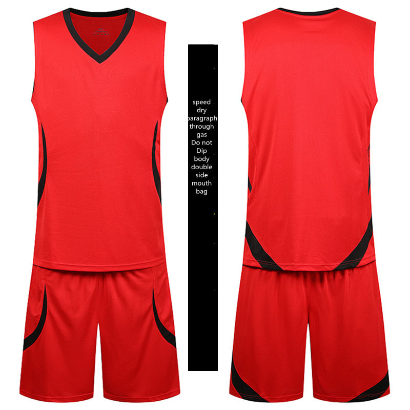 Basketball Sports Suit Men's Summer Casual Wear Sleeveless Thin Vest Running Suit Shorts Sportswear view 12