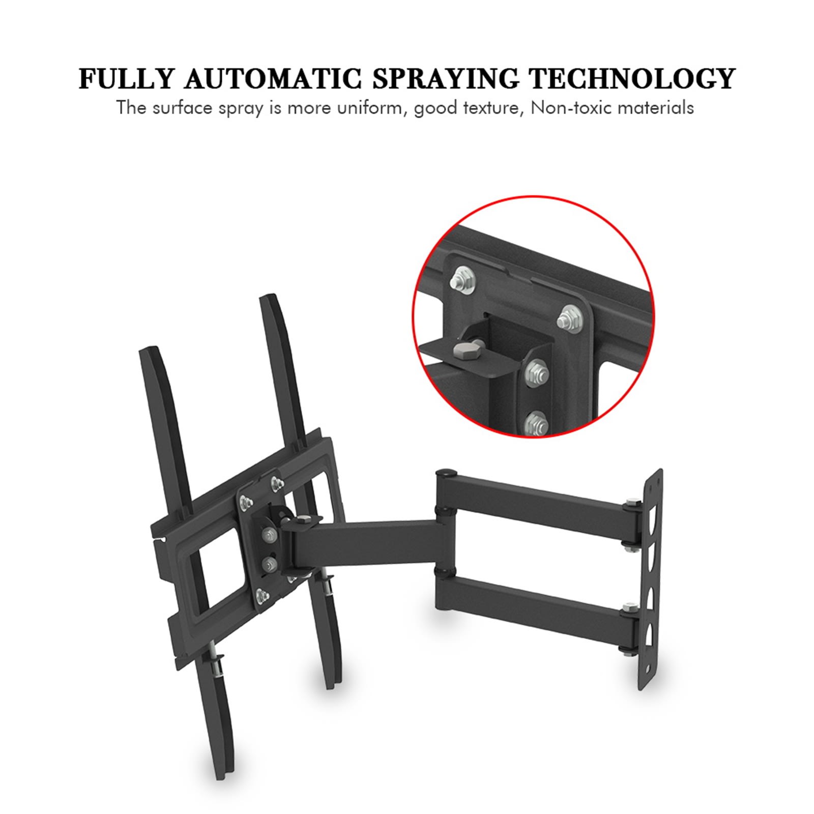 32-65 Inch Single Pendulum Small Base TV Stand TMXD-103 Load Bearing 35KG view 3