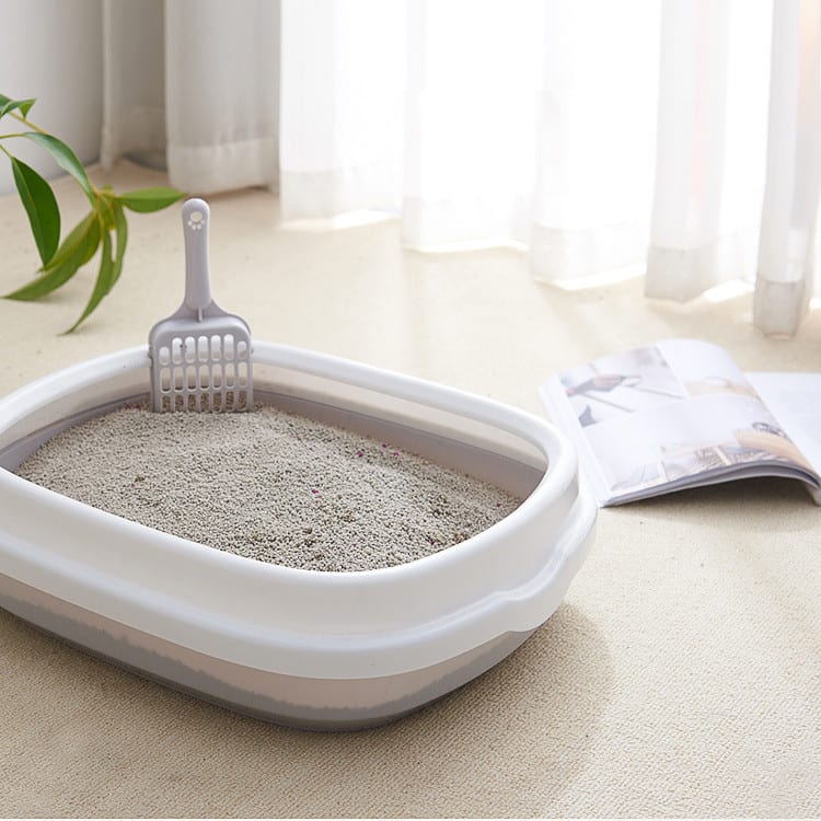 Pet Toilet Cat Litter Box with Scoop High Quality Anti-Splash Dog Plastic Toilet view 3