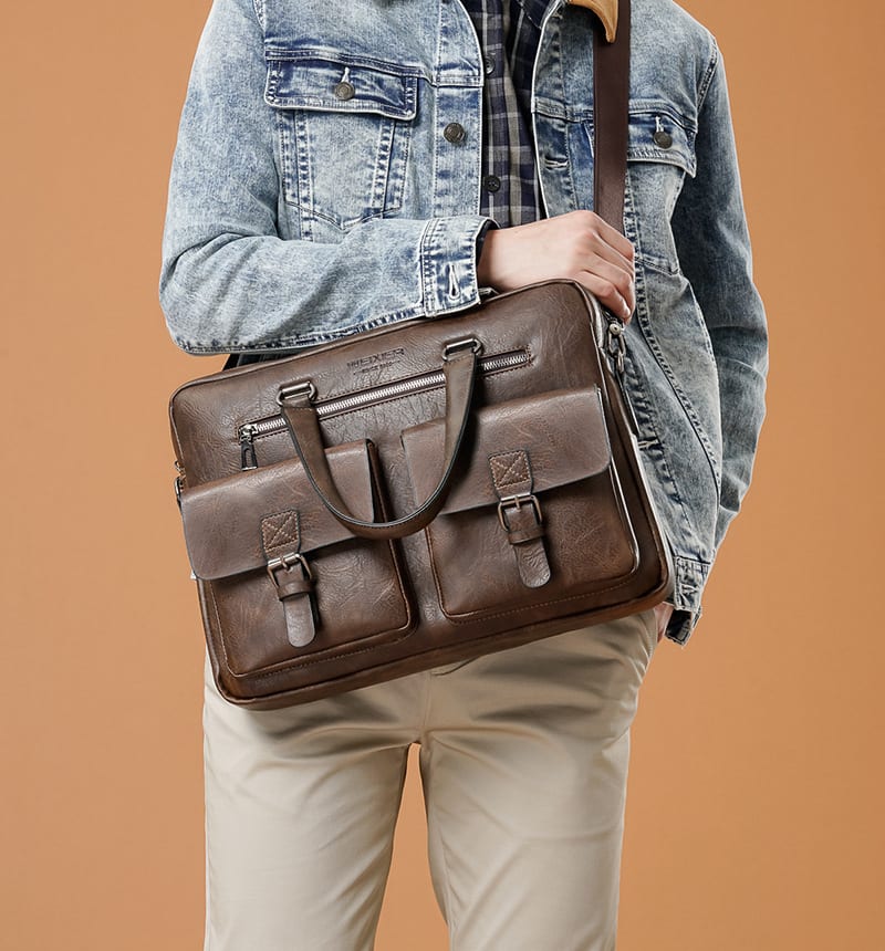 New Style Handbag Men's Horizontal One-shoulder Diagonal Computer view 4