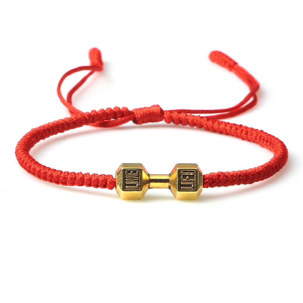 Originality Woven Dumbbell Alloy Bracelet view 6