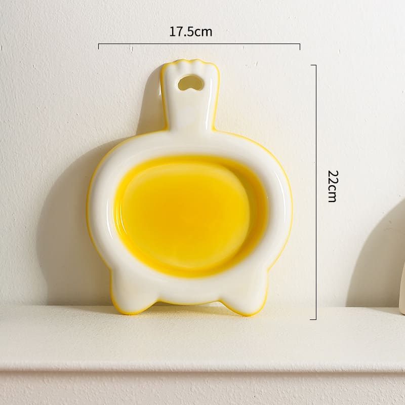 Ceramic Cat Bowl Cat Plate Snack Bowl Rice Bowl Dinner Plate Cat Food Bowl Pet Plate Shallow Mouth Bowl view 4