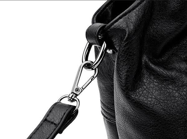 Lightweight Splicing Soft Leather Large Capacity Fashionable Mother Bag view 8