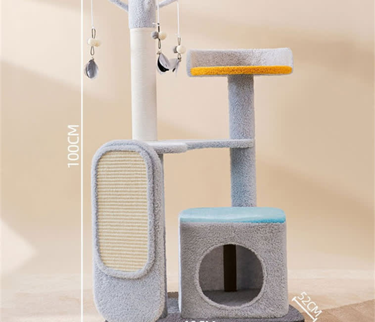 Large Cat Scratch Board Jumping Platform Toy view 1