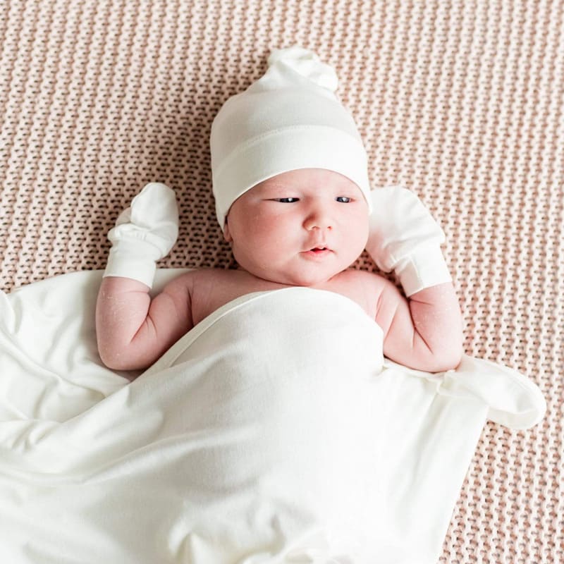 New Bamboo Fiber Thin Baby Hat Pullover