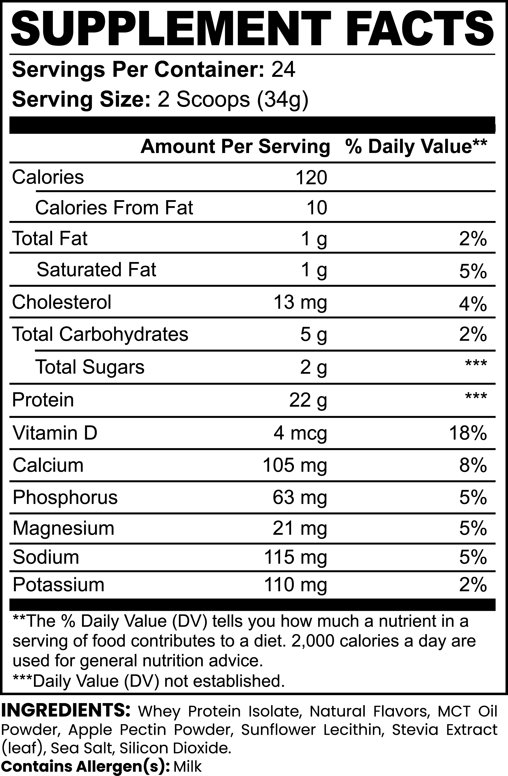 Advanced Whey Protein Isolate 29.6 OZ view 2
