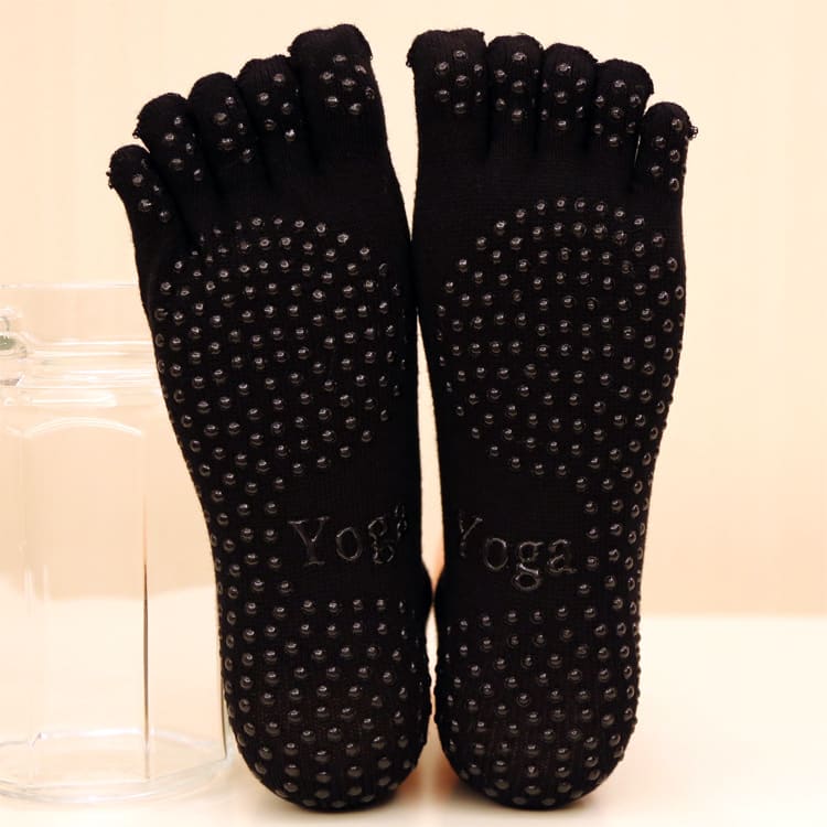 Men's Non-slip Cotton Sports Five-finger Socks view 3