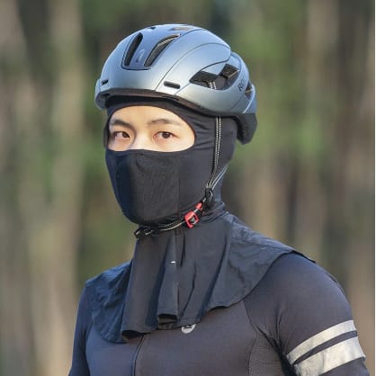 Sunscreen Cycling Head Cover Motorcycle Ice Silk Face view 6