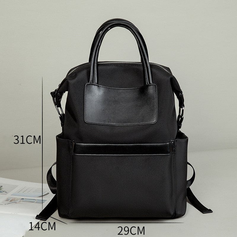 Women's Casual Backpack With Hand-hold Design Lightweight And Waterproof Commuting Travel Computer Bag Large Capacity Handbag view 5