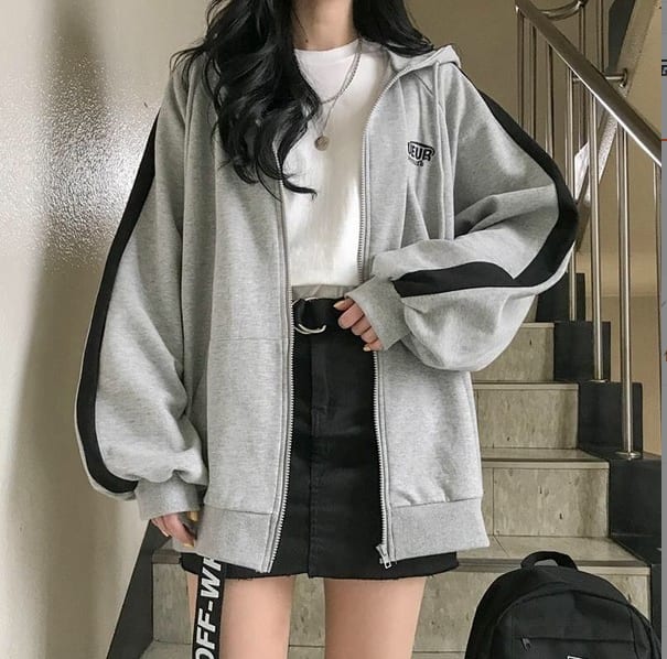 Loose Cardigan Jacket Thickened Plus Fleece view 4
