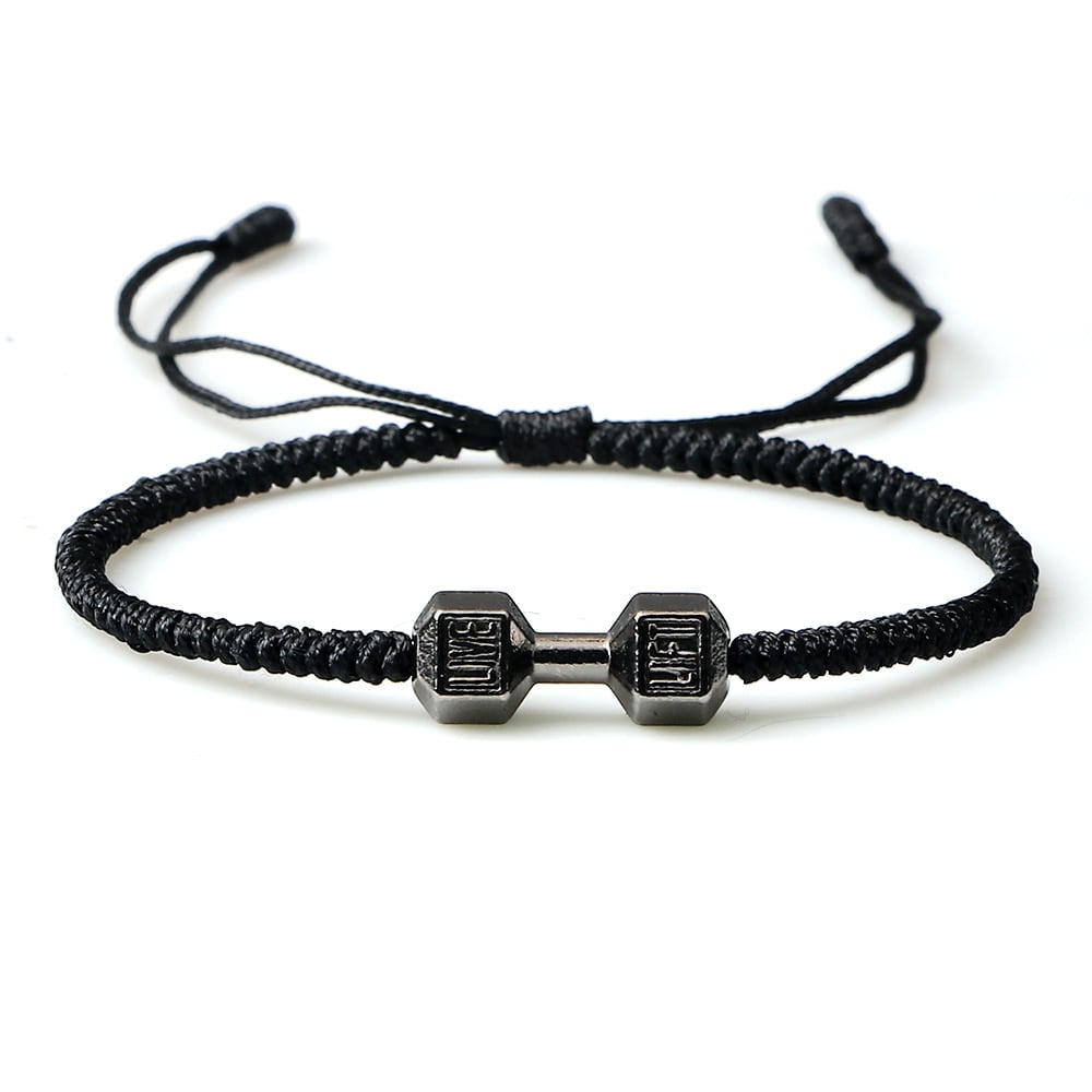 Originality Woven Dumbbell Alloy Bracelet view 3