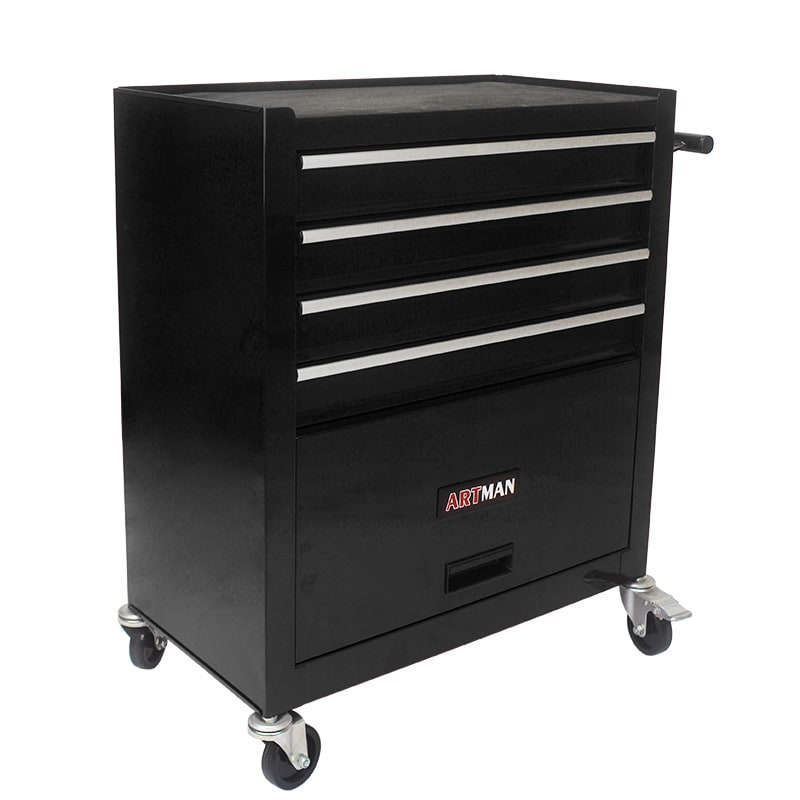 Metal Wheelie Tool Cart view 6