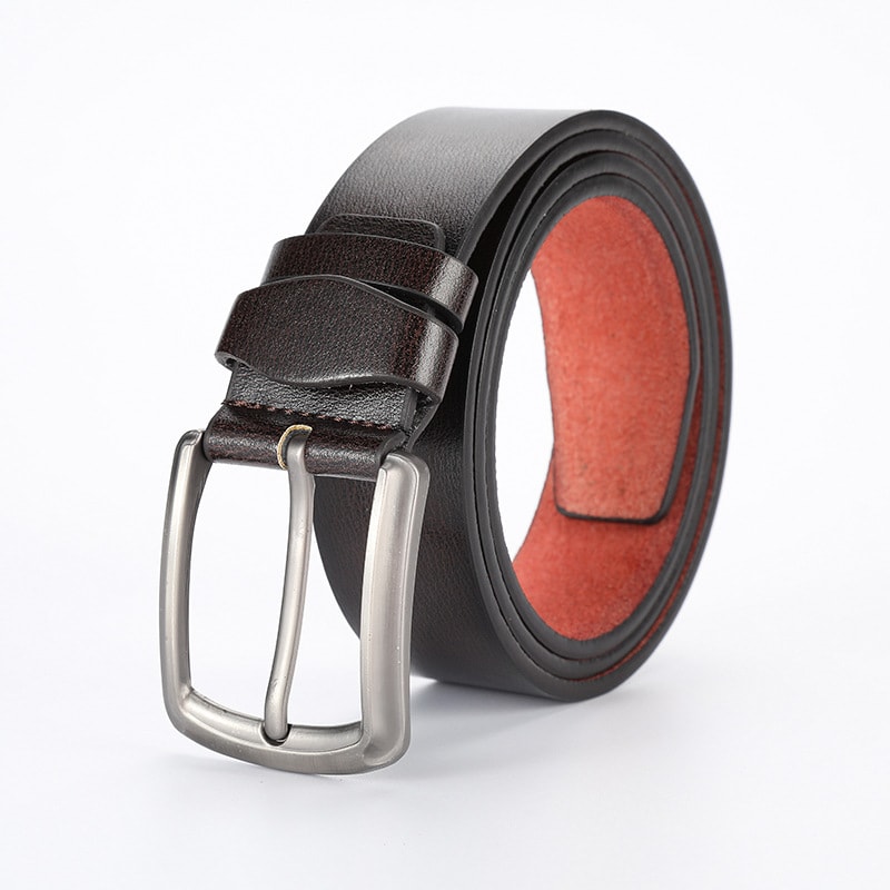Faux Leather Casual Men's Belt Pin Buckle view 6