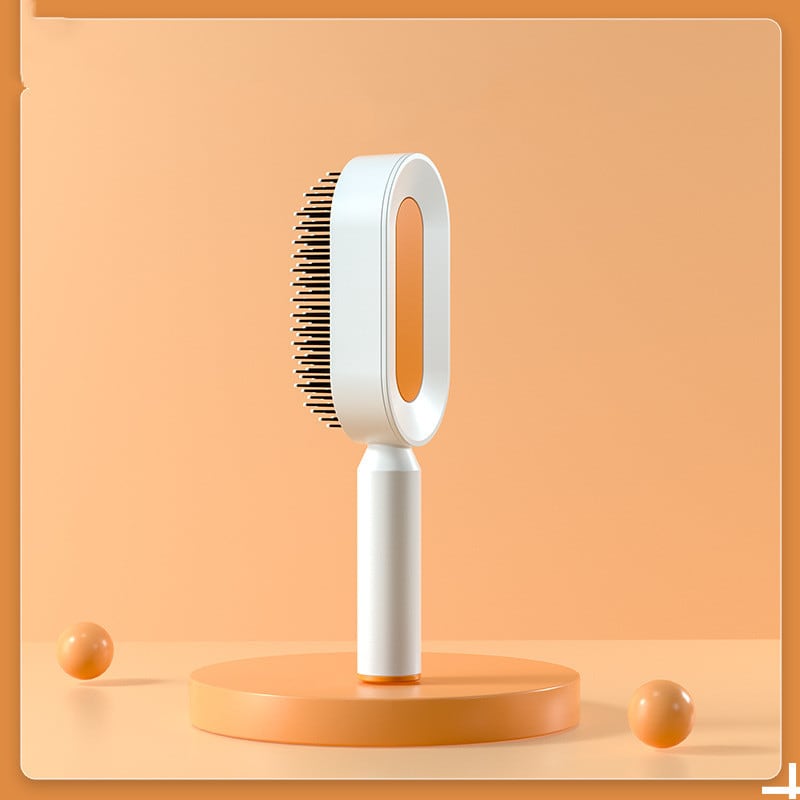 Self Cleaning Hair Brush For Women One-key Cleaning Hair Loss Airbag Massage Scalp Comb Anti-Static Hairbrush view 31