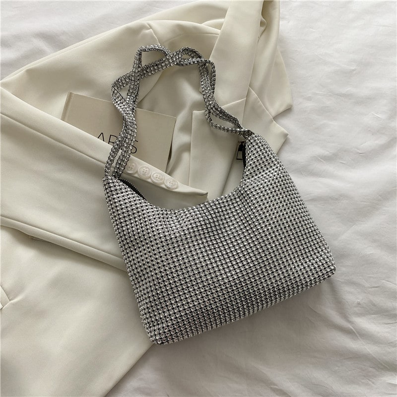 Women's Diamond Inlaid Portable Bucket Bag view 2
