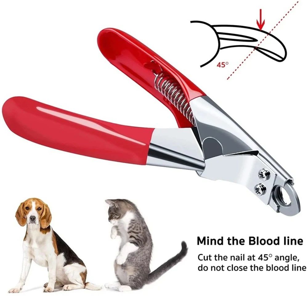 Dog Nail Cutter Type U Word False Tips Professional Nail Clippers Straight Edge Cutters Manicure Pliers Guillotine Nail Capsule view 2