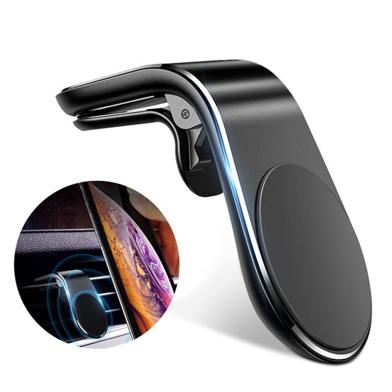 Car Magnet Magnetic Air Vent Mount Holder Magnetic Car Phone Holder Stand 360 Metal Car Air Vent Magnet Stand In Car GPS Mount Holder view 3