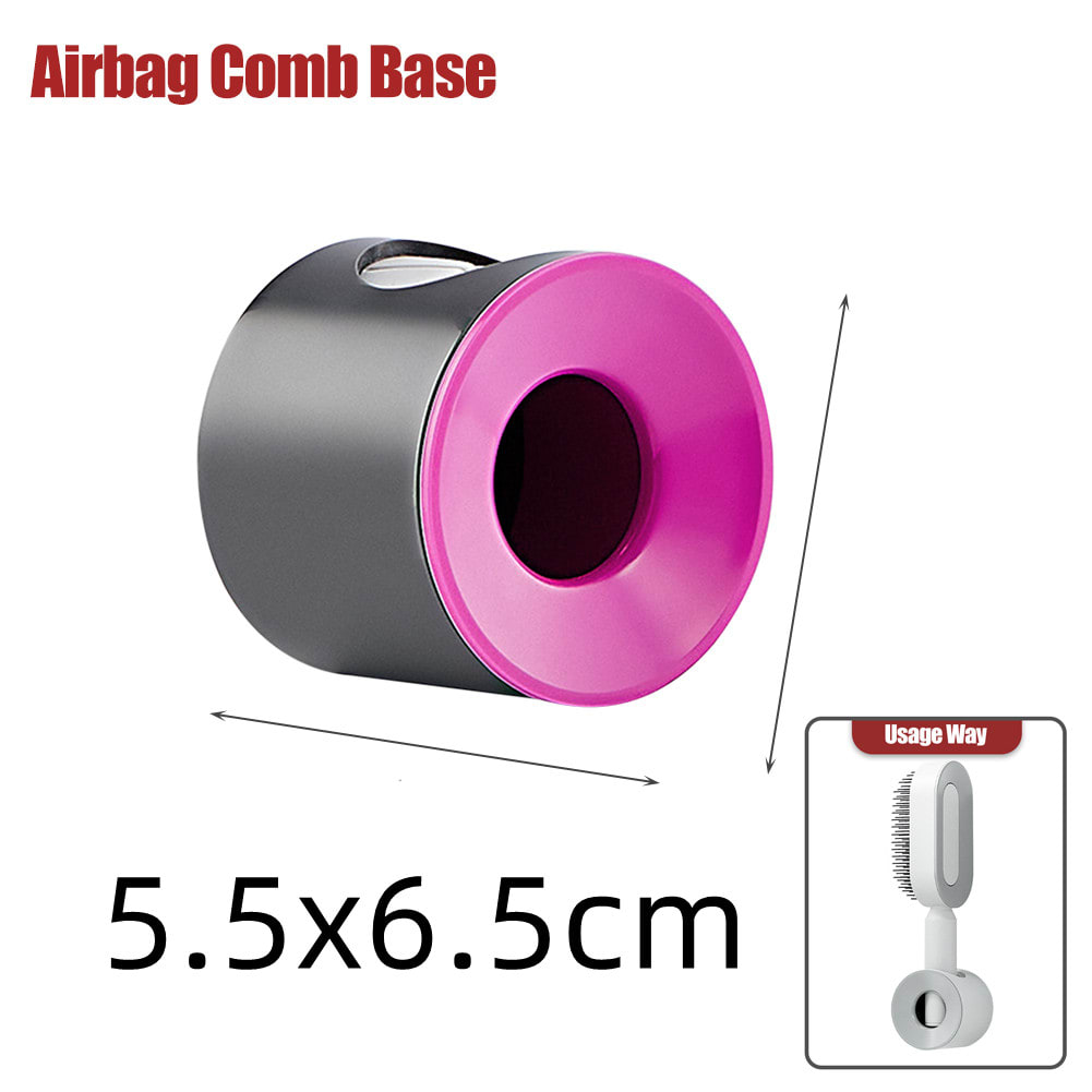 Self Cleaning Hair Brush For Women One-key Cleaning Hair Loss Airbag Massage Scalp Comb Anti-Static Hairbrush view 28