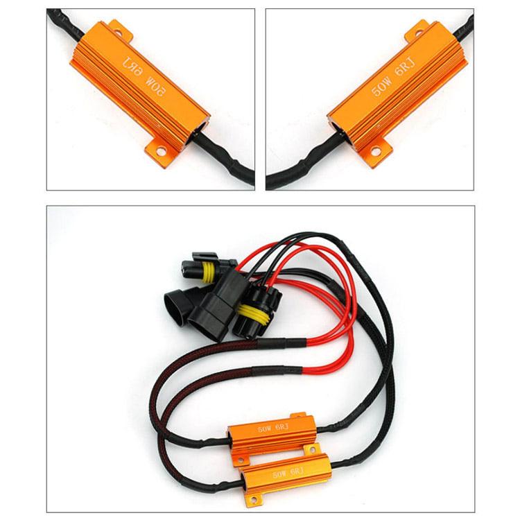 H11HID Decoder HID Dedicated Decoding Harness 50W6R Resistor