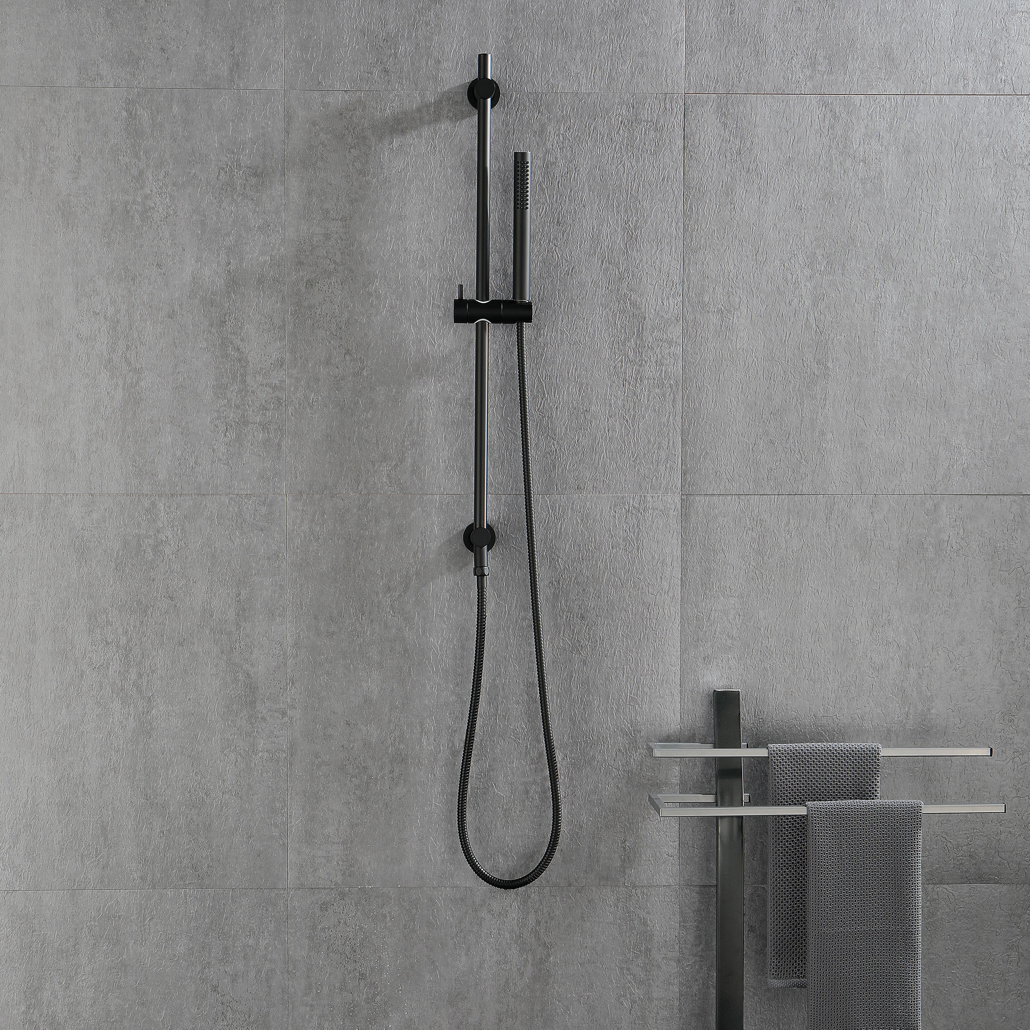 Environmentally Friendly Handheld Showerhead With 28 Inch Slide Bar And 59 Inch Hose view 12