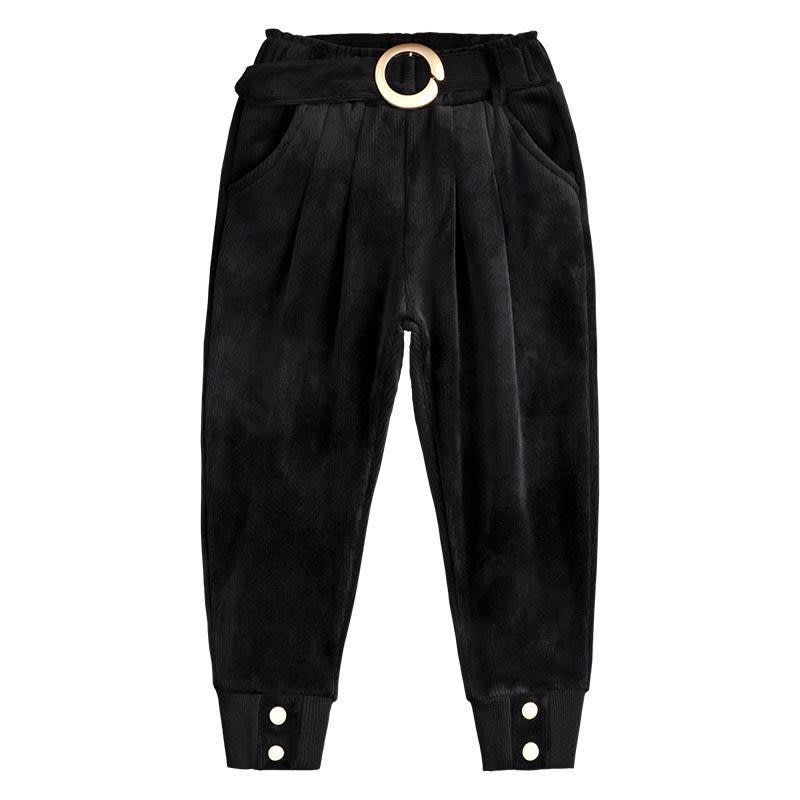 Girls' Corduroy Pants Autumn And Winter Clothes New Plus Cashmere view 3