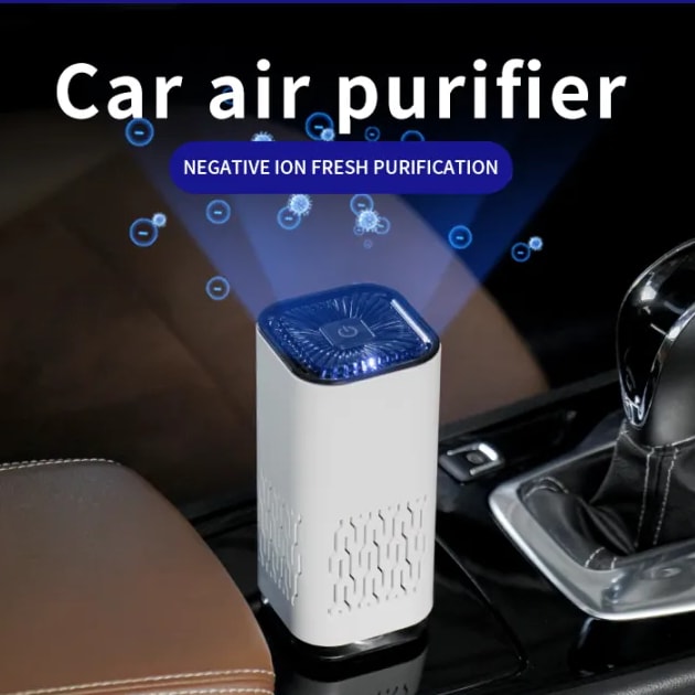 Car Air Purifier Portable Negative Ion Generator Remove Formaldehyde Dust Smoke Air Freshen Washer For Home Car view 4