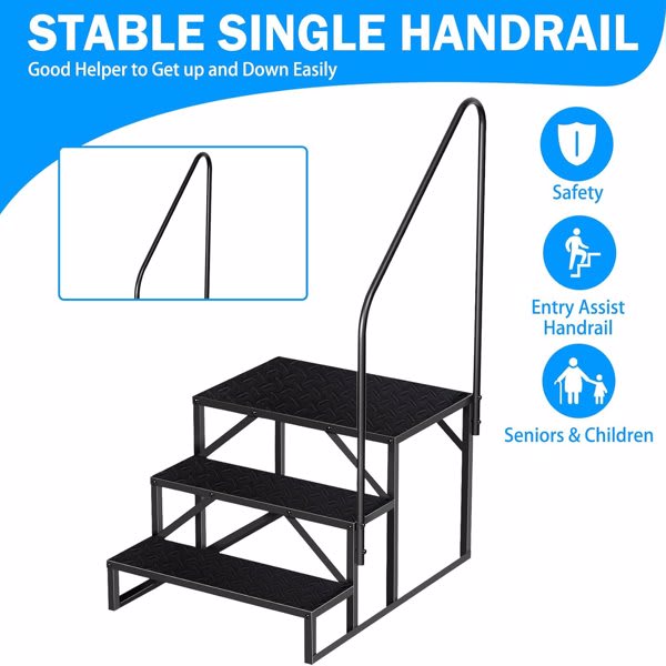 RV Ladder Stool, 3-level Ladder view 3