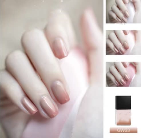 Temperature-changing Twilight Phototherapy Nail Polish Glue view 2