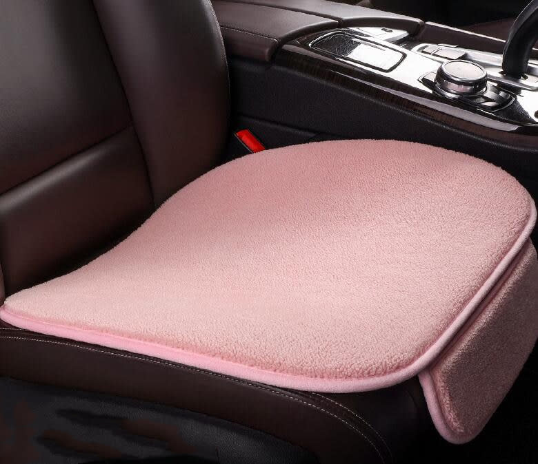 Car Seat Cushion Fleece Plush Winter Seat Cushion Without Backrest Single Piece view 13