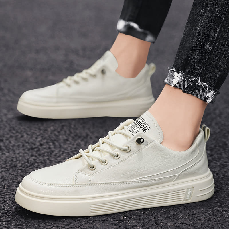Korean Style Fashionable All-match White Shoes Men's Thin Casual Breathable Canvas Sneakers view 4