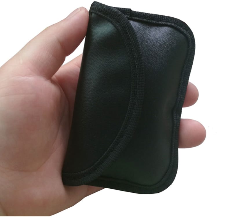 Pu Soft Surface Anti Scanning Car Key Case view 6