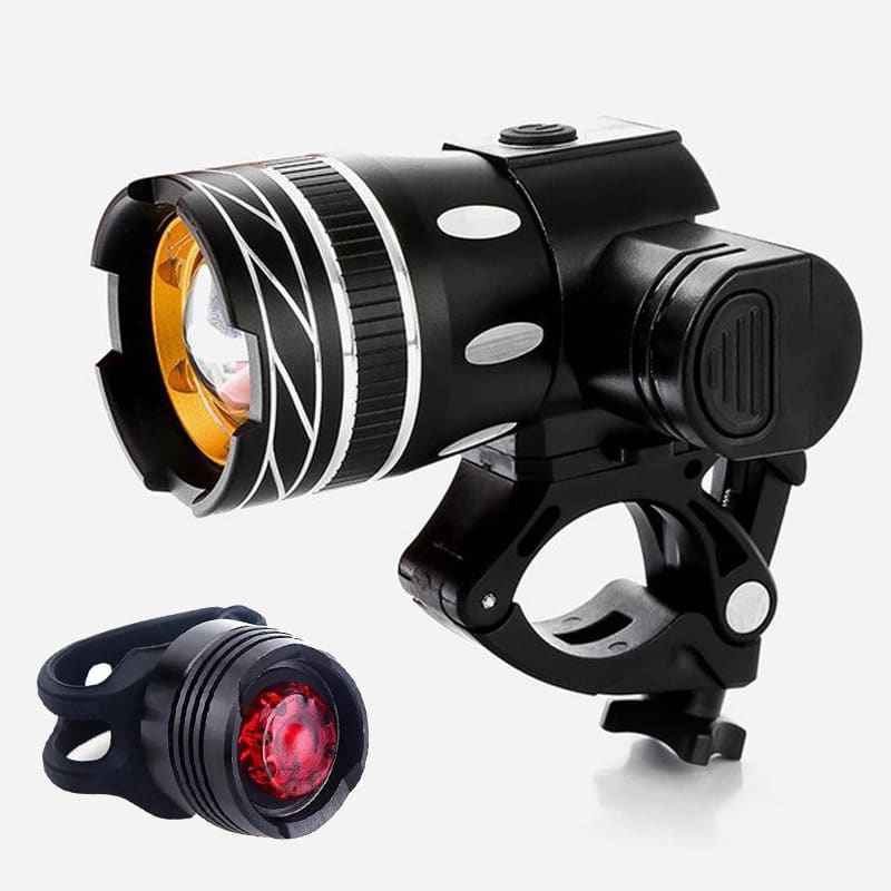 Rechargeable bicycle headlights view 6