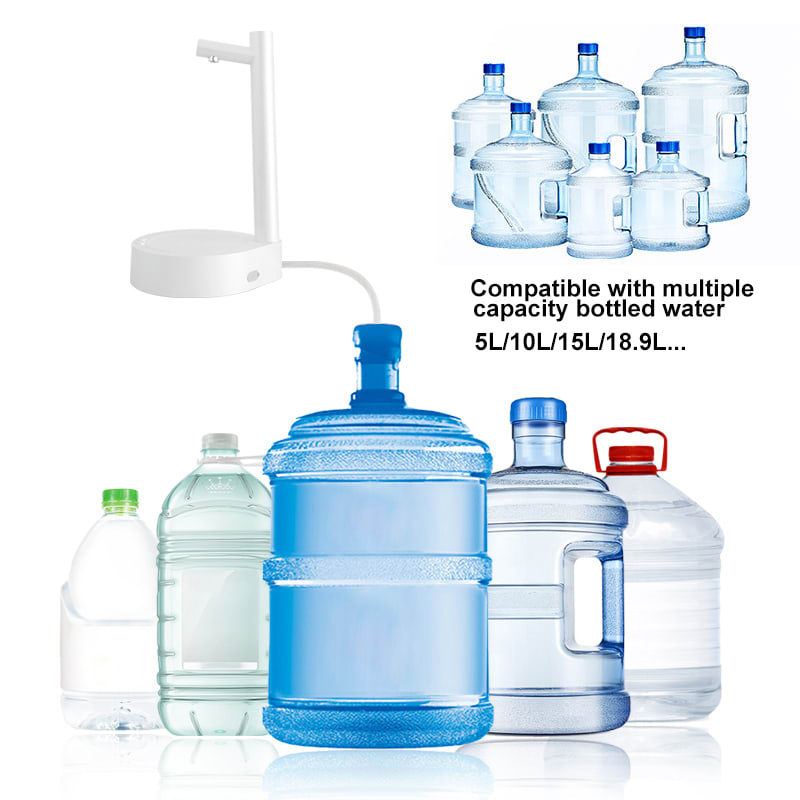 Desk Dispenser Electric Water Gallon Automatic Water Bottle Dispenser Rechargeable Water Dispenser view 10