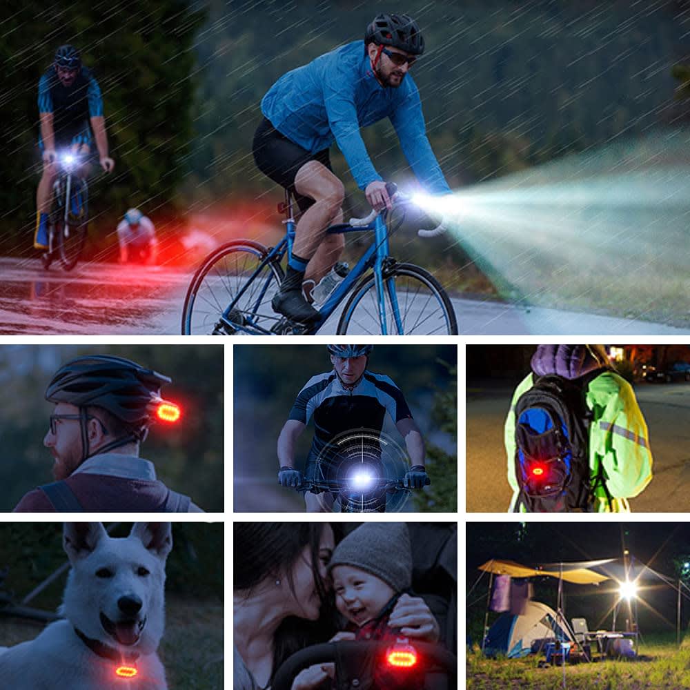 Strong Light Flashlight Bicycle Light Riding Equipment view 8