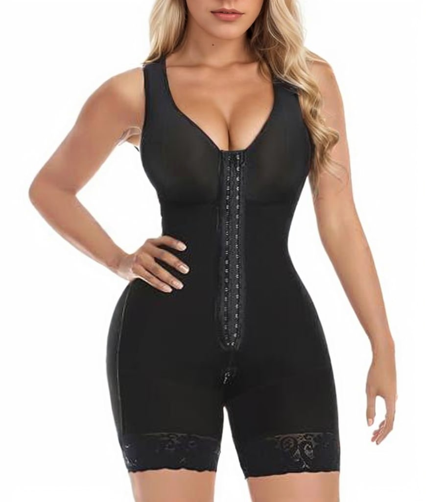 Fajas Colombiana Shapewear For Women Tummy Control Post Surgery Full Body Shaper Butt Lifter With Zipper Crotch Skimsbodysuits Elegant Bodysuit Faja Shaper view 8