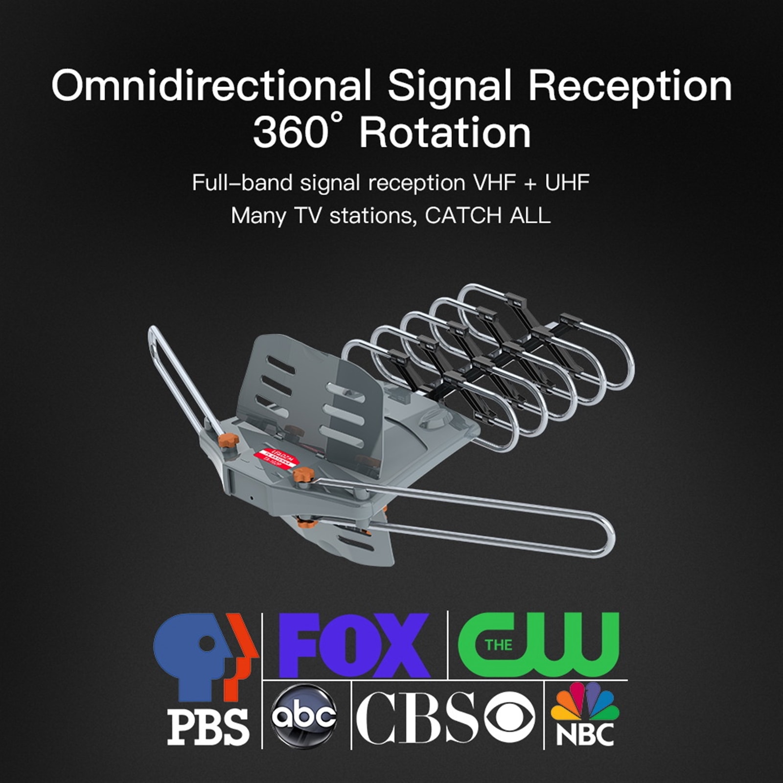 Outdoor Antenna, Without Bracket, 360 Degree Rotation Of US Spec view 8