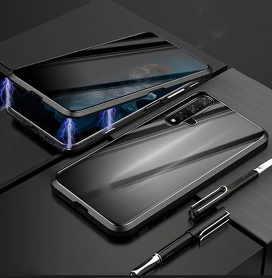 Phone Case Anti-peep Magnetic Protective Shell Magnetic Privacy Glass Case For Phone view 51