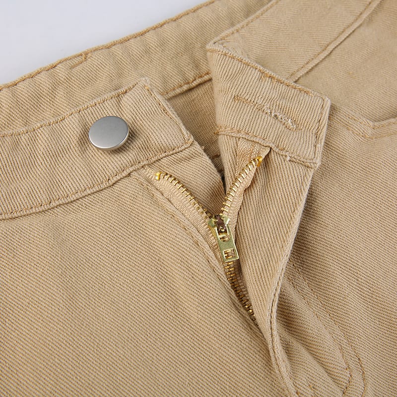 Spice Girl Style High Waist Slim Jeans Bell Bottoms view 18