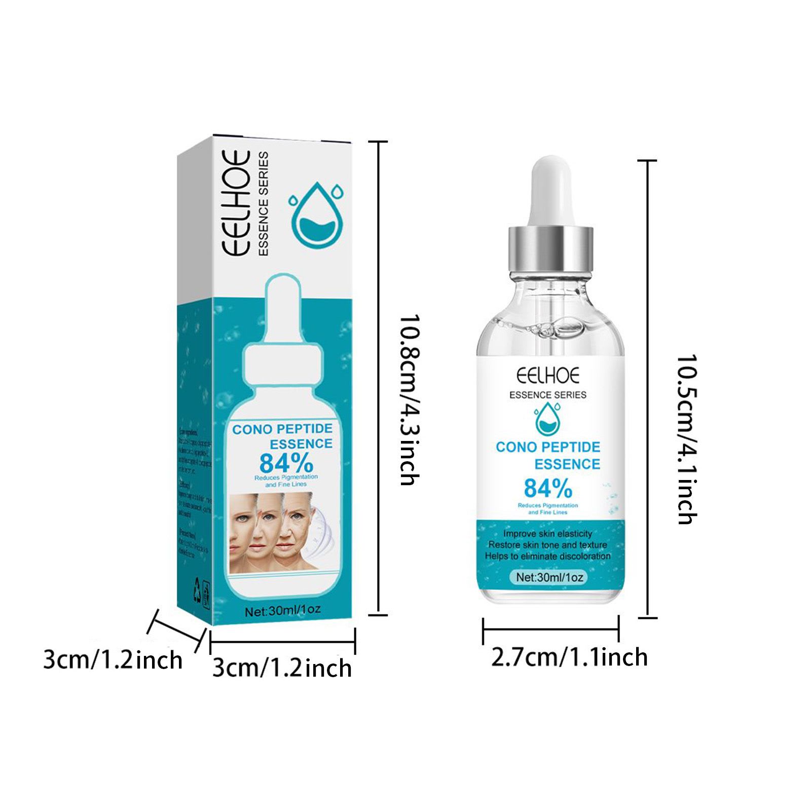 EELHOE Aquatic Dendrobatid Peptide Anti-Wrinkle Serum For Skin Repair, Targeting Fine Lines Around The Eyes And Mouth, And Firming Wrinkles For Enhanced Skincare view 7