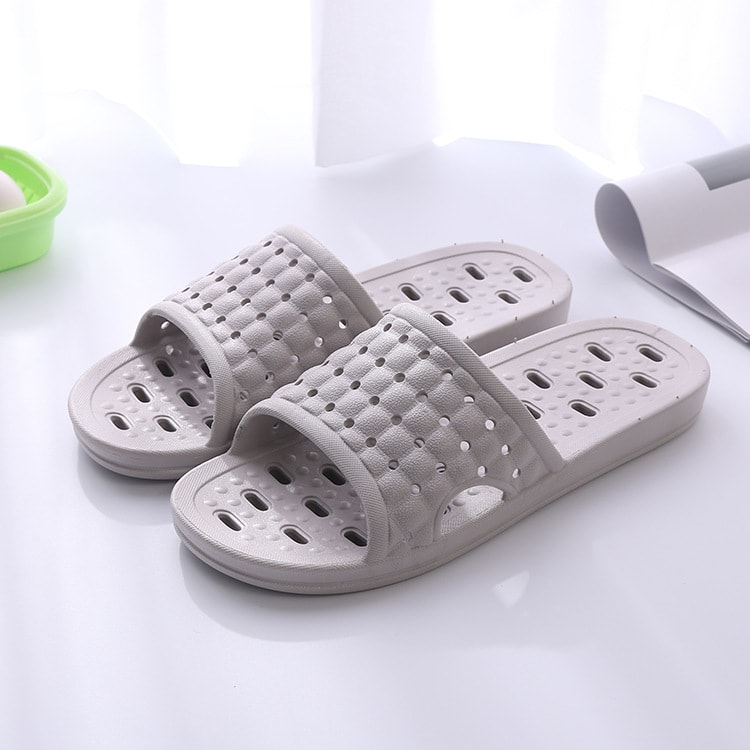Summer House Shoes Non-slip Hollow Sole Design Floor Bathroom Slipper For Women Men view 10