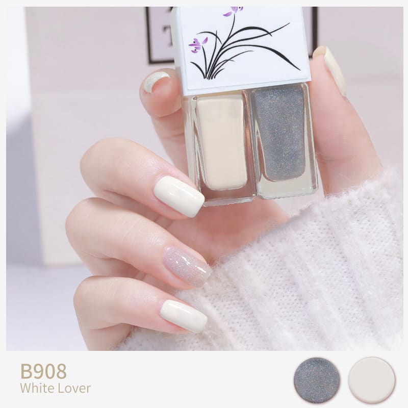 Two-tone Nail Polish New Autumn And Winter Free Baking Explosion Type Water-based Twin Set view 16
