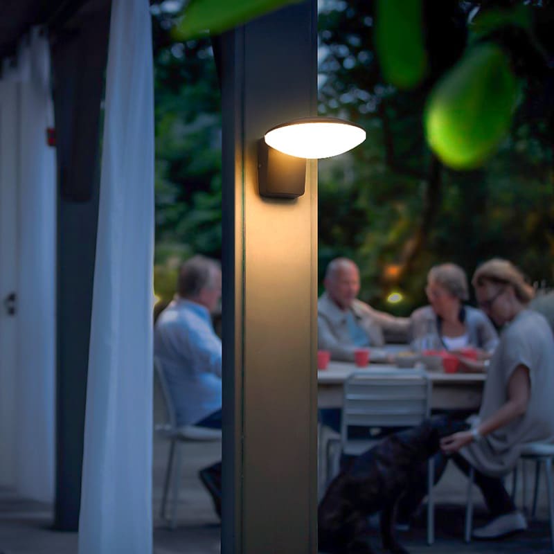 Simple Modern Outdoor Solar Wall Light Waterproof view 2