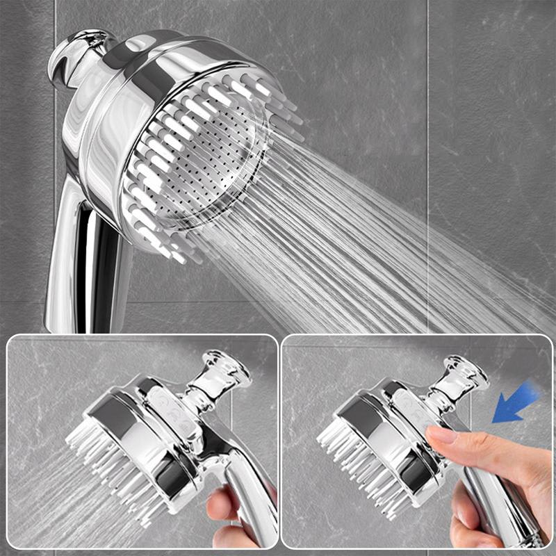 Dog Shower Attachment 2 In 1 Shower Hose Attachment Dog Bathing Soft Silicone Comb Teeth Ergonomic Grip For Dog Bath Accessories view 7