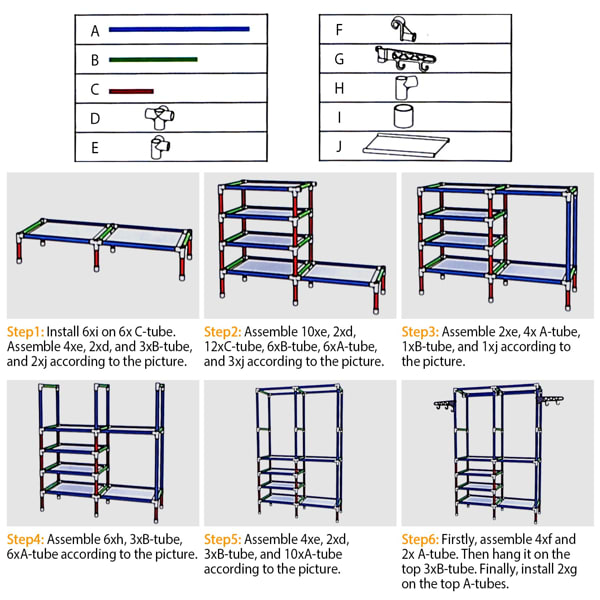 4-layer Shelf, Closet Organizer, Not Available For Weekend Shipments view 2