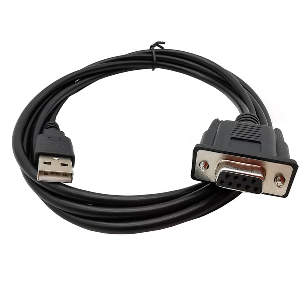 RS232 Female Serial Cable USB 232com Port view 2