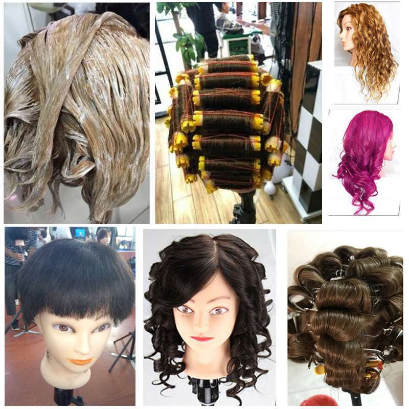 Die Head Hairdressing Real Hair Styling Haircut Perm Dye view 5