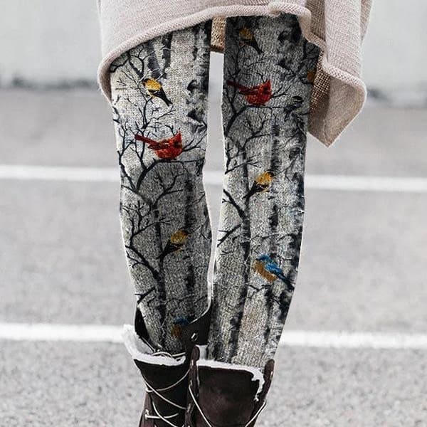 Hawaiian Style Digital Printing 3D Leggings For Men And Women view 8