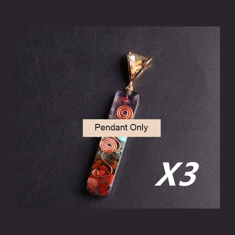 Gravel Seven Chakra Spirit Pendant view 17
