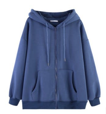 Loose Cardigan Jacket Thickened Plus Fleece view 2