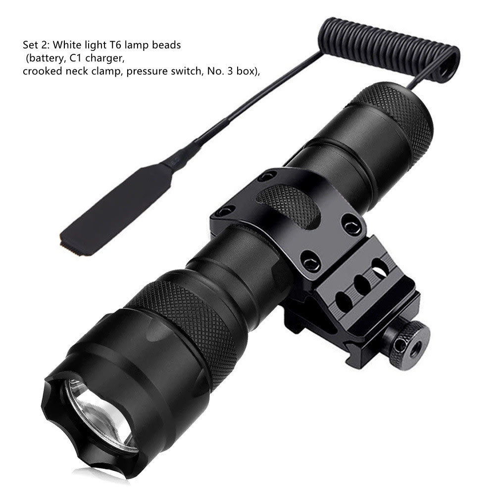 WF 502B T6 Flashlight Set Wire Control Aluminum Alloy view 12